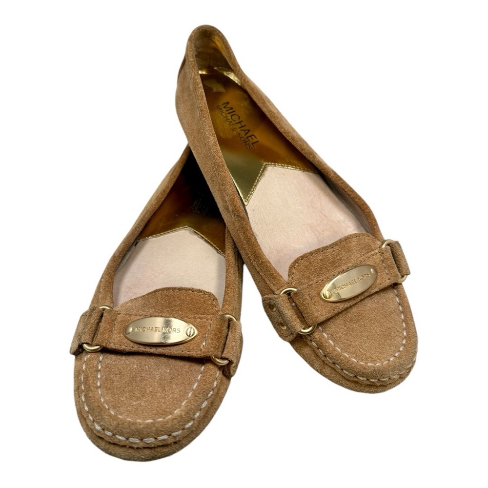 Michael Kors Women's Shoes Plate Driver Slipon
Loafers Moccasins Suede Flats 6